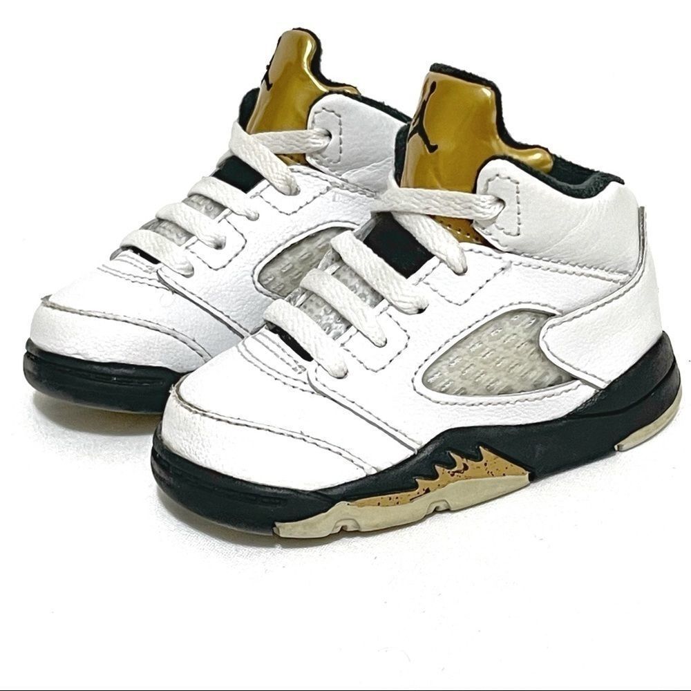 NWOB Air Jordan 5 Retro Olympic Gold Size 4C